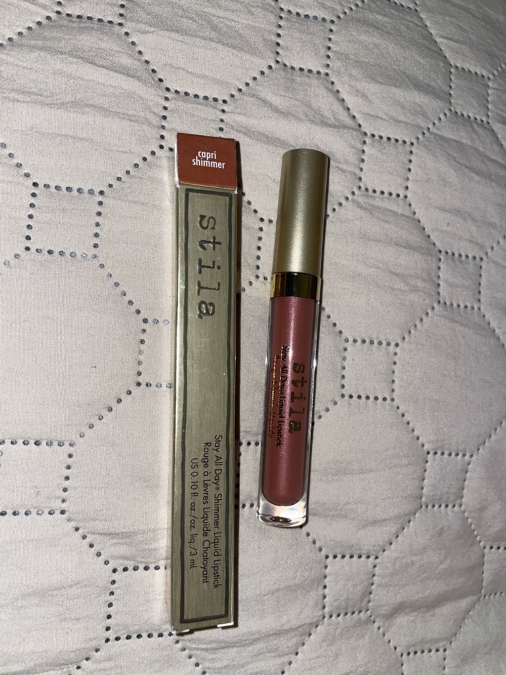 Stila Capri Shimmer Liquid Lipstick - Rose Pink Shimmer